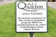 Golf Course Directional Signs The Qualachan