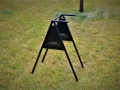 A-Frame Round Tube Bag Stand -Turning Stone