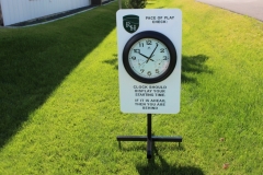 Driving Range Clock -Rolling Hills