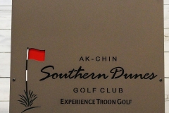 Driving Range Clock Sign -SOuthern Dunes 2