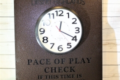 Pace of Play Clock -Desert Highlands