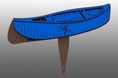 2D Canoe Tee Marker
