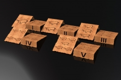 Roman Numeral Tee Markers -GOZZER RANCH