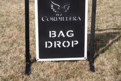 Bag Drop SIgn -Cordillera