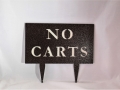 Cart Directional Sign -Mountaintop
