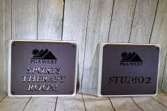 Country Club Signage -PGA West