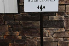 Directional Sign for GOlf Courses -The Northwood Club