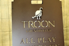 Directional Signs -Troon Country Club