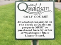Golf Course Directional Signs The Qualachan