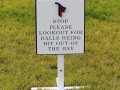 Golf Directional Sign -Trinity Forest
