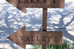 Hidden Valley Arrow Signs
