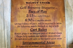 Informational Sign -Walnut Creek