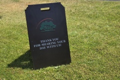 Maderas-A-frame-Directional-Sign