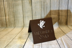 Members Only A-frame Sign -Troon North