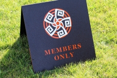 Members Only Sign -Whirlwind GC