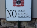 On-Course Sign