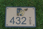 Custom In-Ground Yardage Plates -Rockwind
