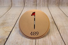 Dormie-In-ground-Yardage-Plate