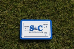 IN-GROUND YARDAGE SIGN-S&C CC
