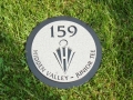 In-Ground Yardage Plate -Hidden Valley