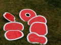 In-Ground Yardage Plates -Blue Jack National (2)