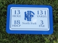 In-Ground Yardage Plates -North Fork