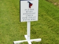 Golf Course Directional Signs -Trinity Forest (2)