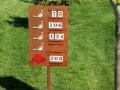 Yardage Sign SILO RIDGE DISCOVERY COURSE