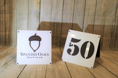 A-frame Yardage Signs