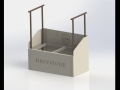 Golf Shoe Cleaning Station-Greystone