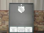 Custom Info Board -Skagit G&CC