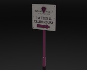 Indian Wells On-Course Signage