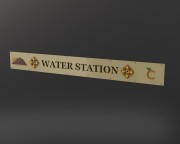 Water Station Signs