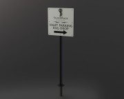 Silver Rock Bag Drop Sign