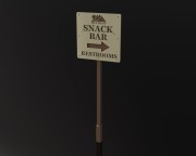 Directional Sign for Golf Courses