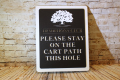 Cart-Path-Sign-Traditions-Club