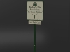 Cart Rules Pin Location Sign