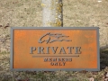 Custom Golf Course Signage -IronHorse