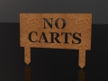 No Carts - Upright