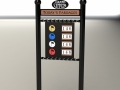 Par 3 Sign with Posts