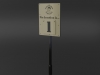 Pin Location Sign