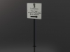 Silver Rock Bag Drop Sign
