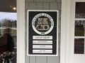 wanny custom golf course sign