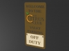 Citrus Club Welcom and Valet Sign