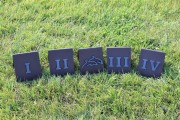Roman Numeral Tee Markers -Twin Dolphins