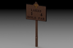 Tee Signs Option 1 HIDDEN VALLEY